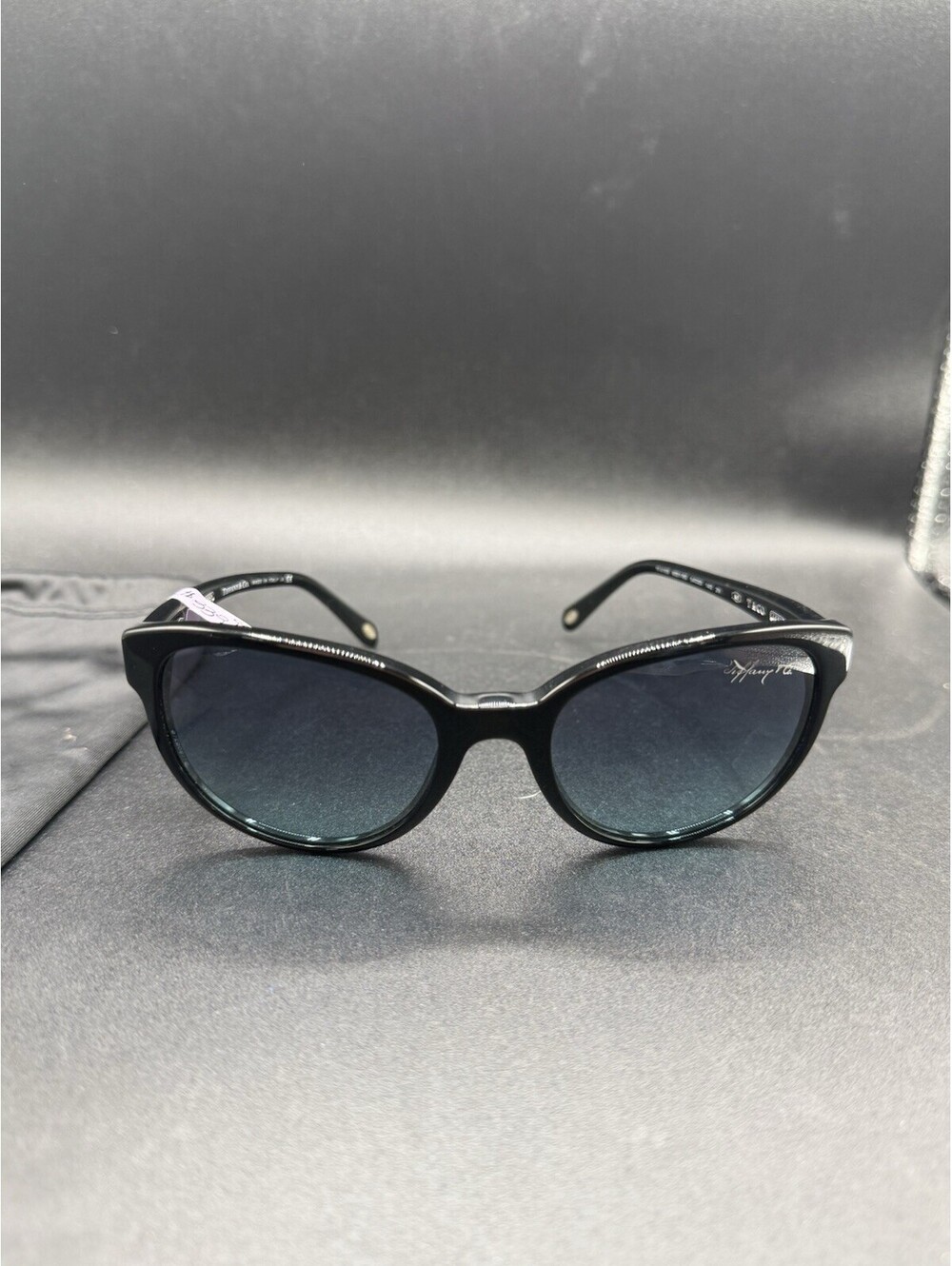 TIFFANY & CO TF4109 8001/9S Polished Black/Blue Gradient Lenses 54-20-140